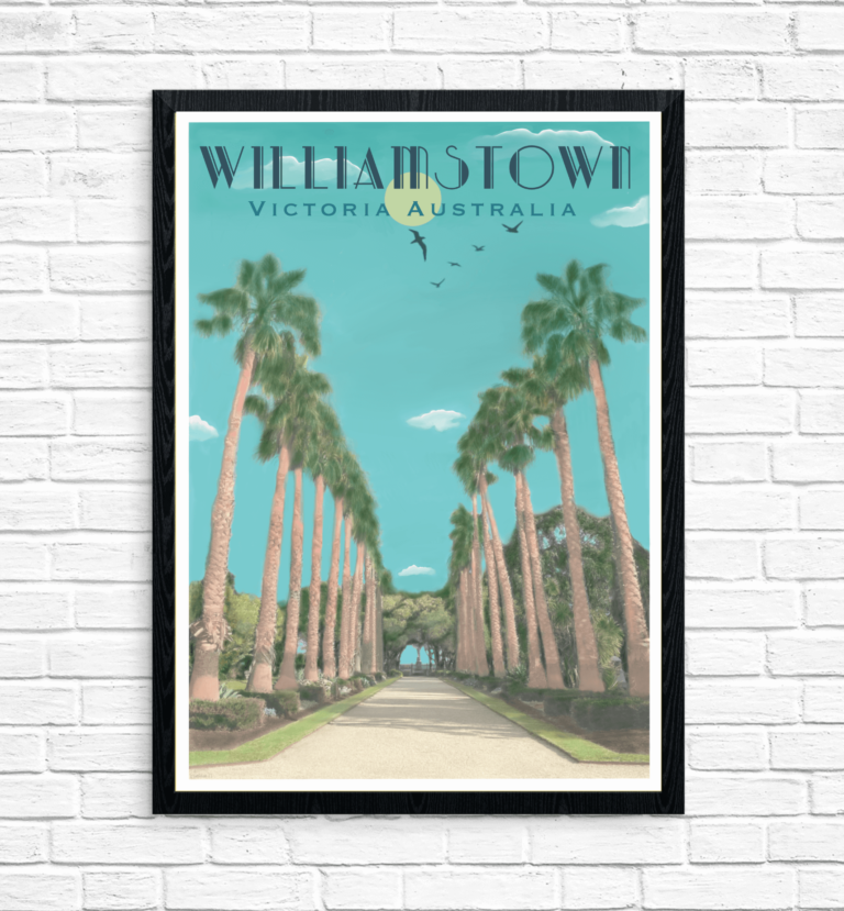 Vintage Poster - Williamstown Botanical Gardens