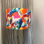 Custom Lamp Shade only - Abstract Parrots