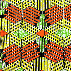 Custom Lamp Shade only - African Wax Weave Print