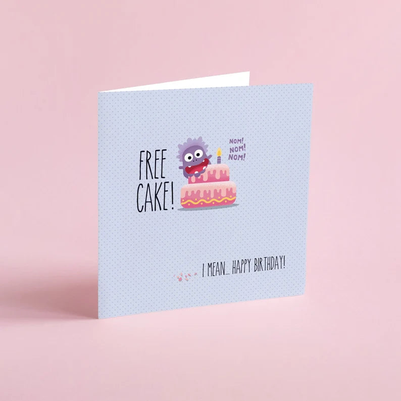 Quirky Novelty Greeting Cards with Envelopes