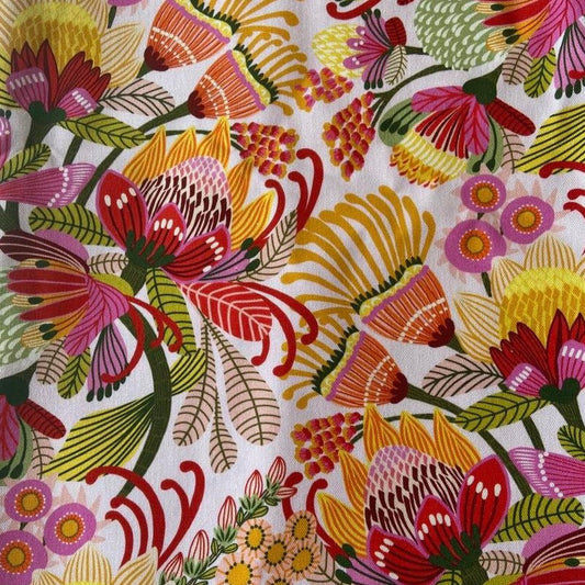 Custom Lamp Shade only - Wild Proteas Pink