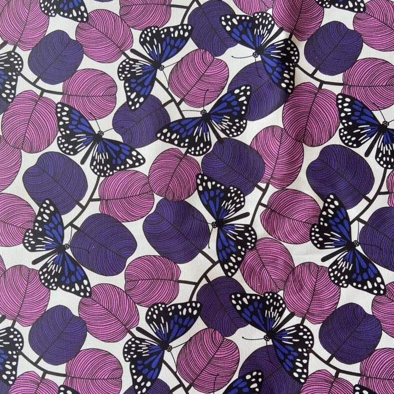 Custom Lamp Shade only - Butterflies Purple