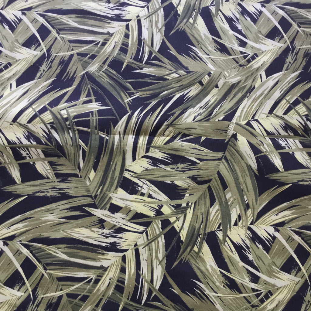 Custom Lamp Shade only - Fern Leaves on Black