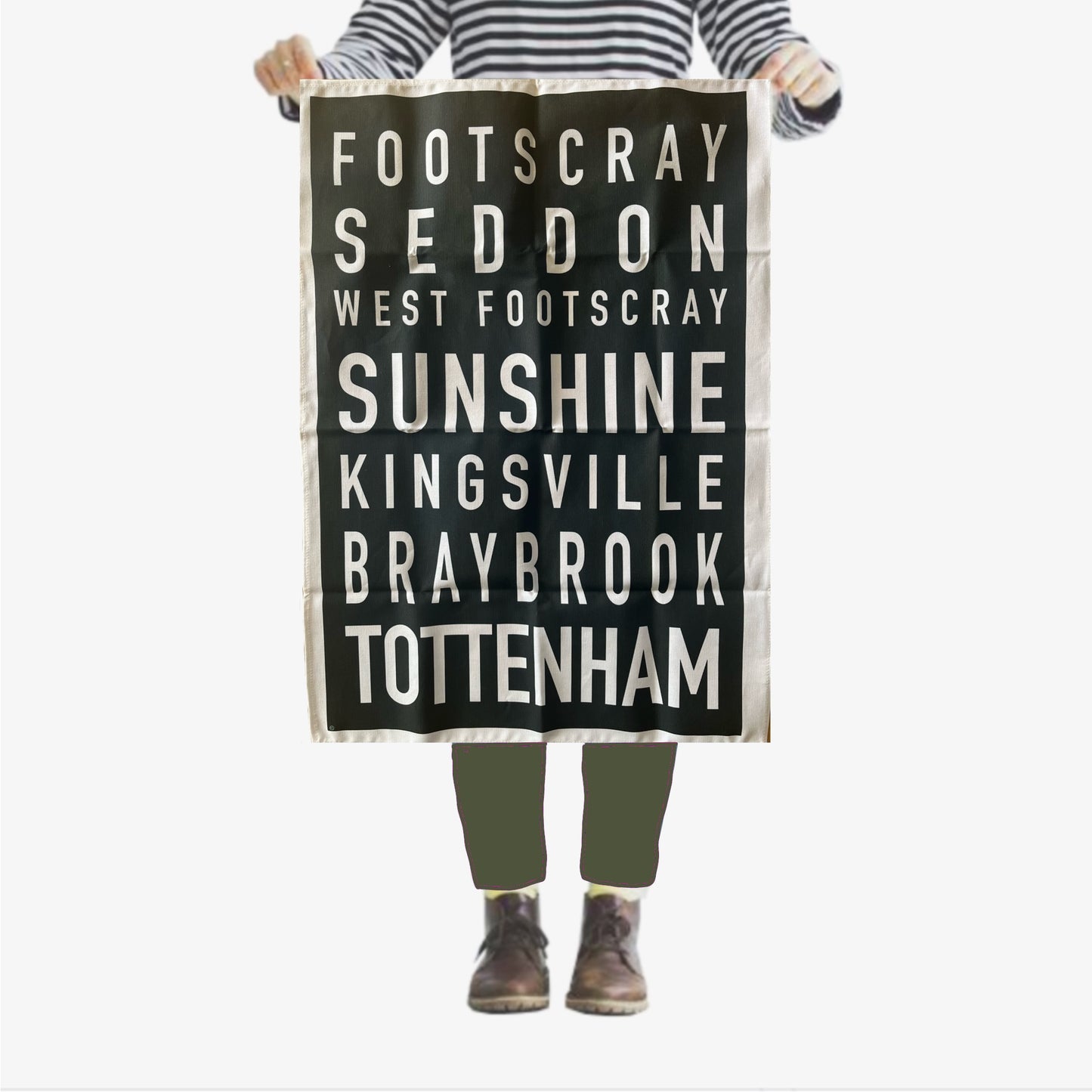 Tea Towel - Footscray Line