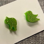 Novelty Studs Earrings - Graphic Acrylic