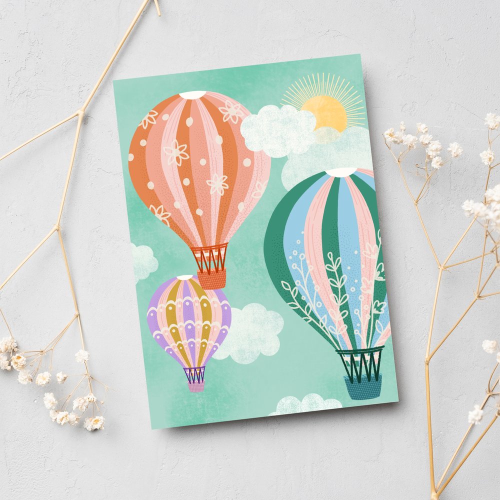 Milkbar Studio Original art Greeting Cards