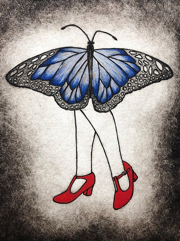 Original Art Print Blank Greeting Cards - individual