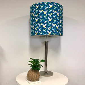 Custom Lamp Shade only - Blue Birds