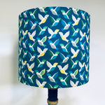 Custom Lamp Shade only - Blue Birds