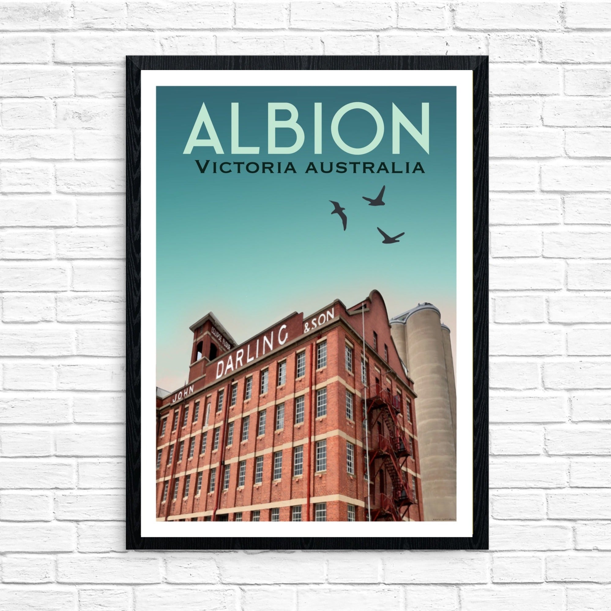 Vintage Poster - Albion John Darling Mill