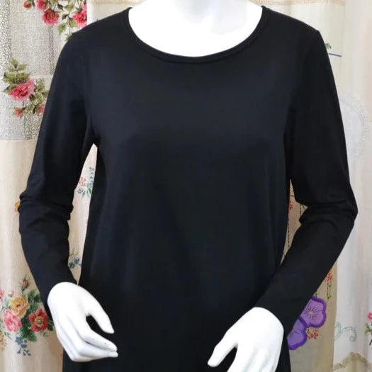 Women's Handmade Long Sleeve Basic Tee