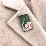 Aluminium Original Art Brooch / Pendant