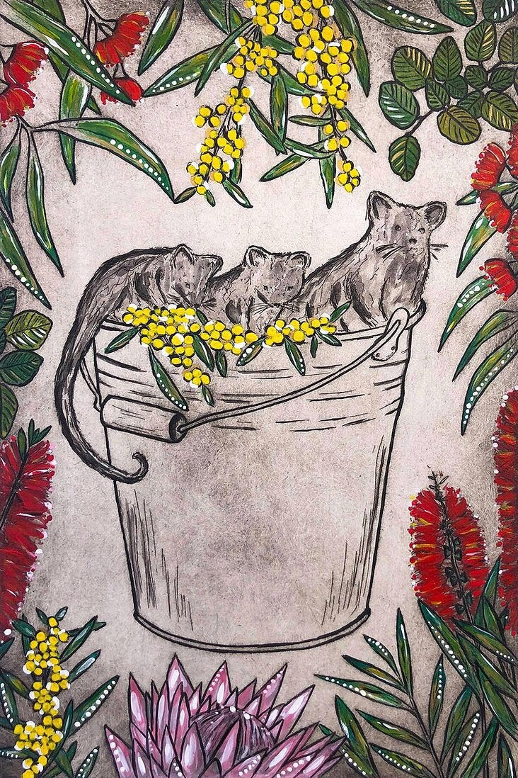 Original Art Print Blank Greeting Cards - individual