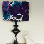 Custom Lamp Shade only - Pink & Purple Abstract Floral