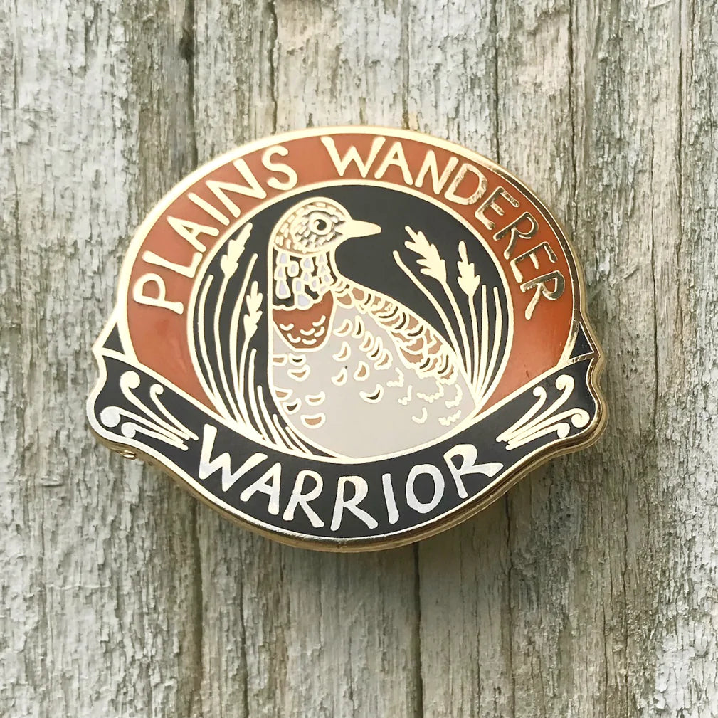Enamel Lapel Pin - Plains Wanderer Warrior