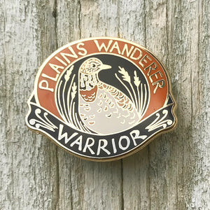 Enamel Lapel Pin - Plains Wanderer Warrior
