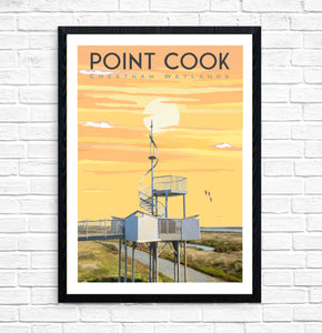 Vintage Poster - Point Cook Cheetham Wetlands