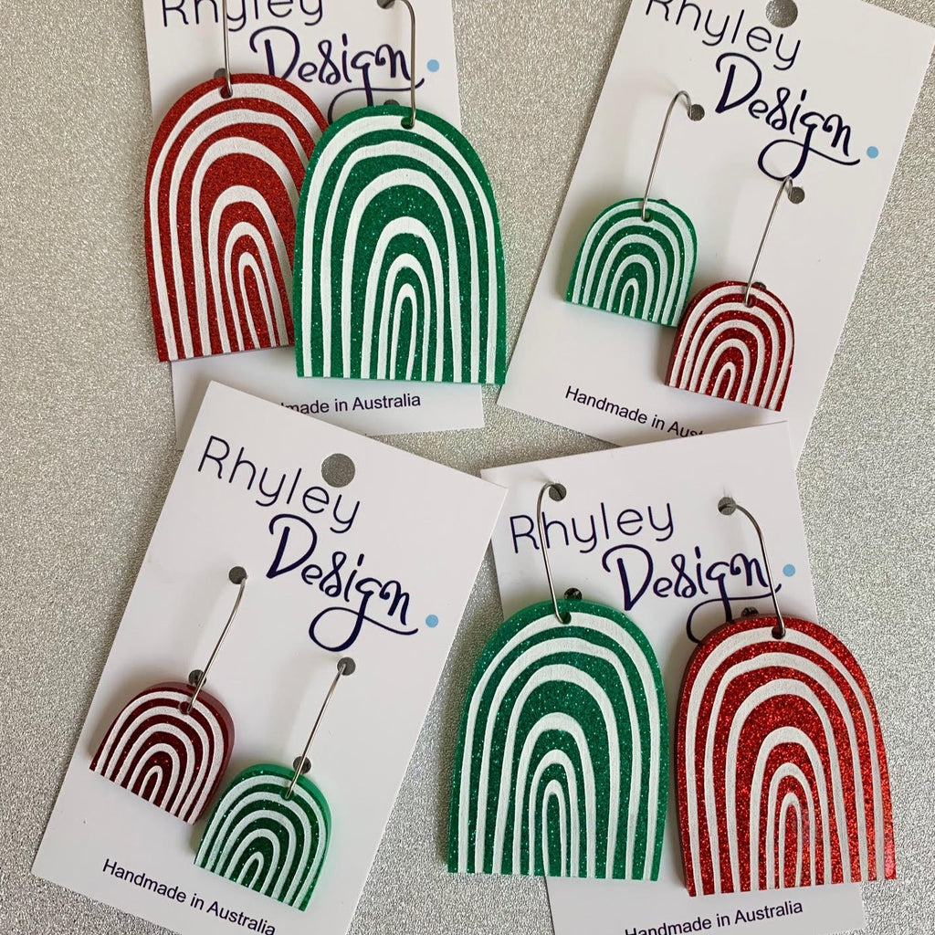 Christmas Arch Earrings