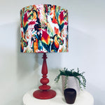 Custom Lamp Shade only - Rainbow  Bright Birds
