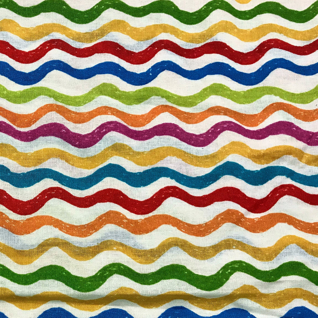 Custom Lamp Shade only - Rainbow Waves