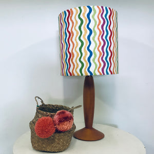 Custom Lamp Shade only - Rainbow Waves