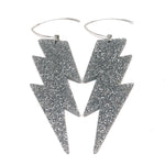 Lightening Bolt Hook Earrings - Mega