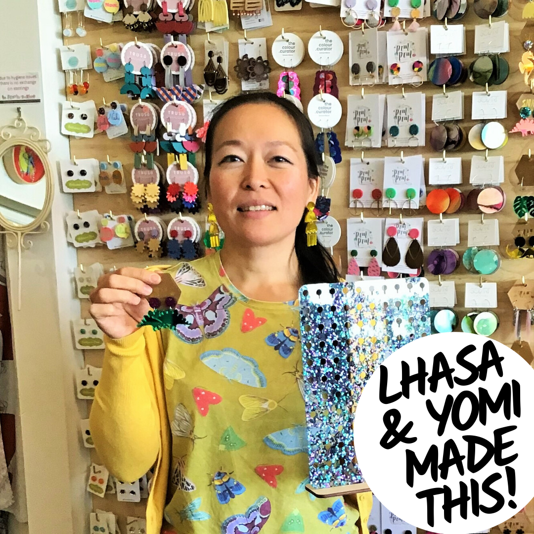 Seahorse Dangly Stud Earrings