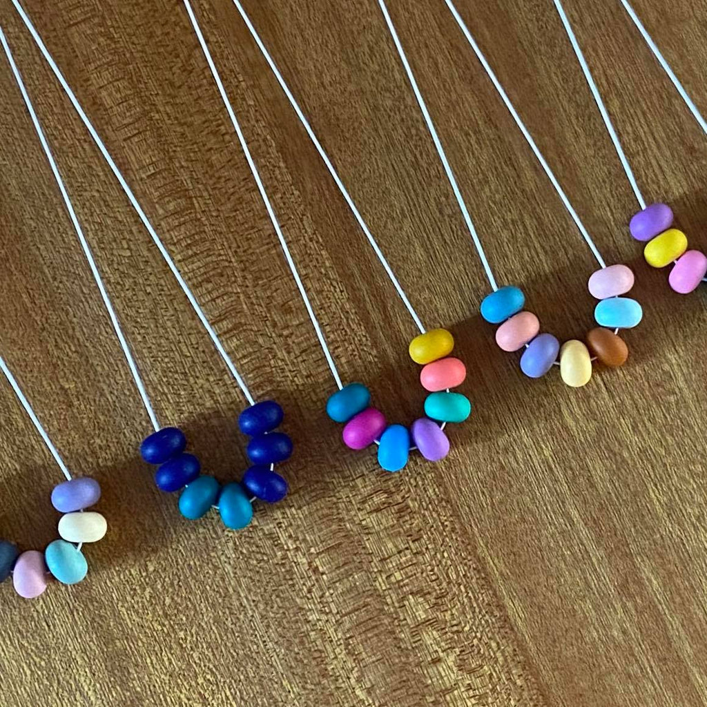 Silicone Necklaces (abacus beads)