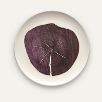 Cut wood art bamboo plate set of four *ON SALE*