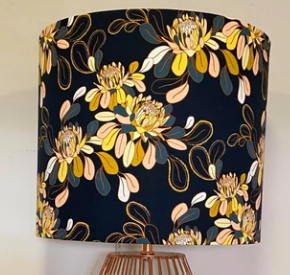 Custom Lamp Shade only - Warm Bush Floral