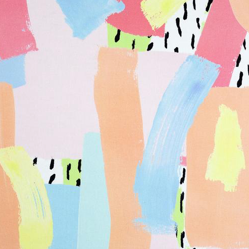 Custom Lamp Shade only - Pastel Splashes