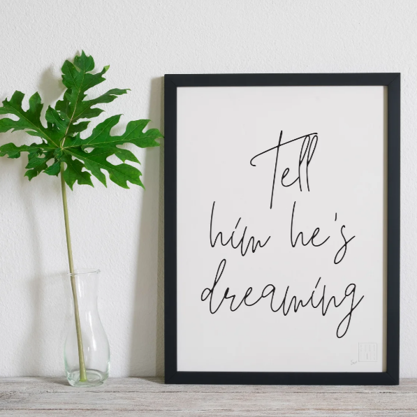 Typography Limited Edition Unframed Prints