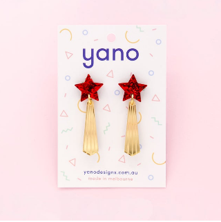 Christmas Shooting Stars Earrings