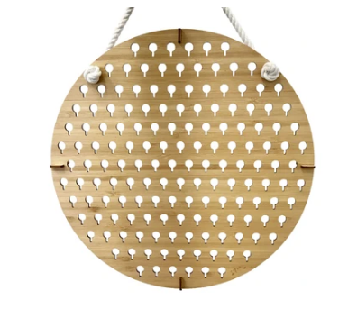 MEGA Lasercut Earring Organiser - Round Hanging