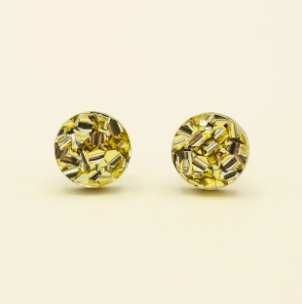 Glitter Stud Earrings