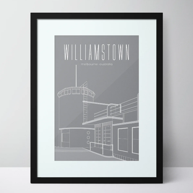 Williamstown Beach Dressing Pavilion Limited Edition Unframed Prints