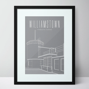 Williamstown Beach Dressing Pavilion Limited Edition Unframed Prints