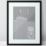 WEFO (West Footscray) Uncle Toby's Limited Edition Unframed Print