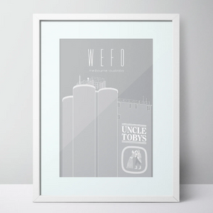 WEFO (West Footscray) Uncle Toby's Limited Edition Unframed Print