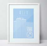 WEFO (West Footscray) Uncle Toby's Limited Edition Unframed Print