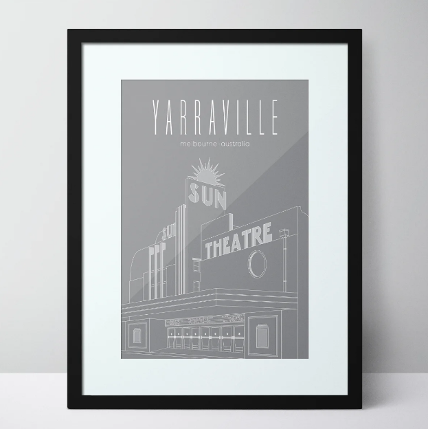 The Sun Theatre - Yarraville Limited Edition Unframed Print