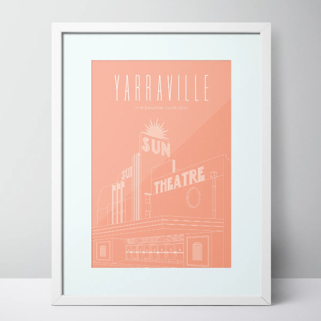 The Sun Theatre - Yarraville Limited Edition Unframed Print