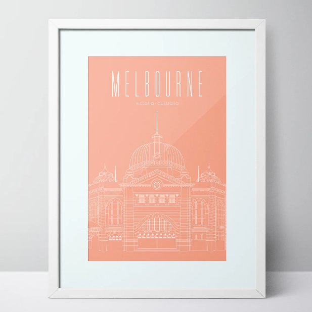 Flinders Street Station - Melbourne Limited Edition Unframed Print