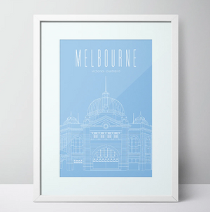 Flinders Street Station - Melbourne Limited Edition Unframed Print