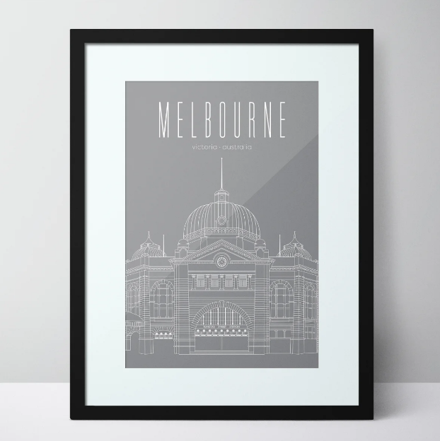 Flinders Street Station - Melbourne Limited Edition Unframed Print