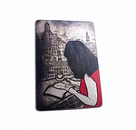 Aluminium Original Art Brooch / Pendant