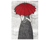 Original Art Print Blank Greeting Cards - individual