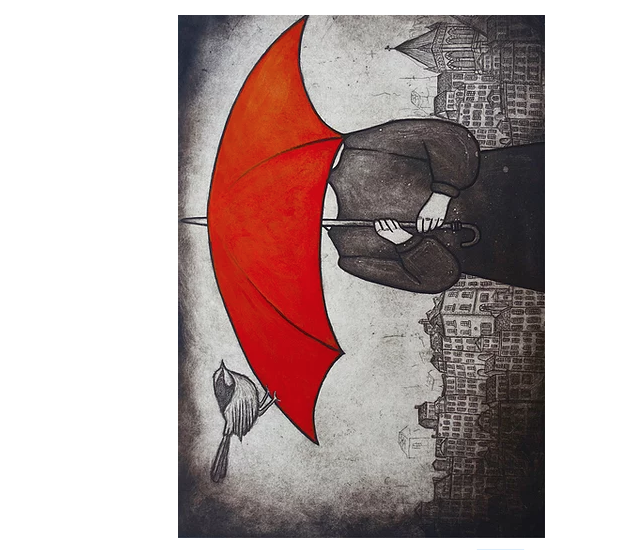 Original Art Print Blank Greeting Cards - individual