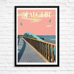 Vintage Poster - Seaholme Altona Bridge to Dog Park