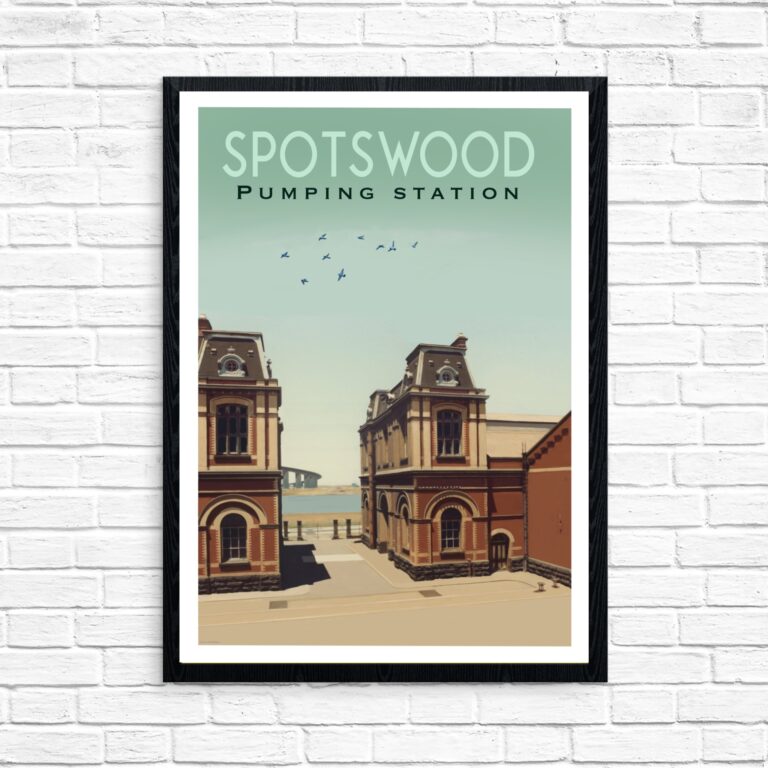 Vintage Poster - Spotswood Pumping Station